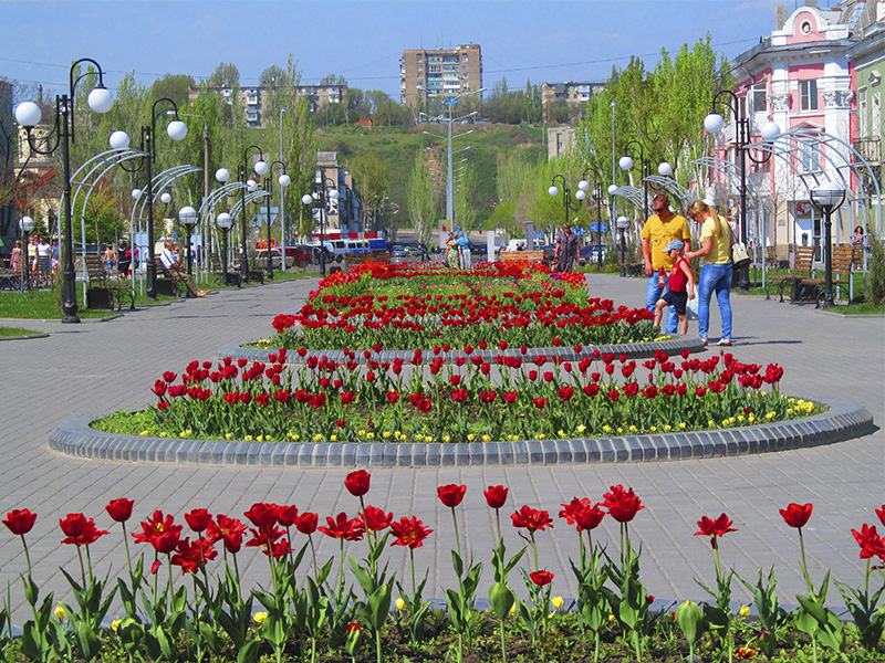 Бердянск. Азовский проспект.